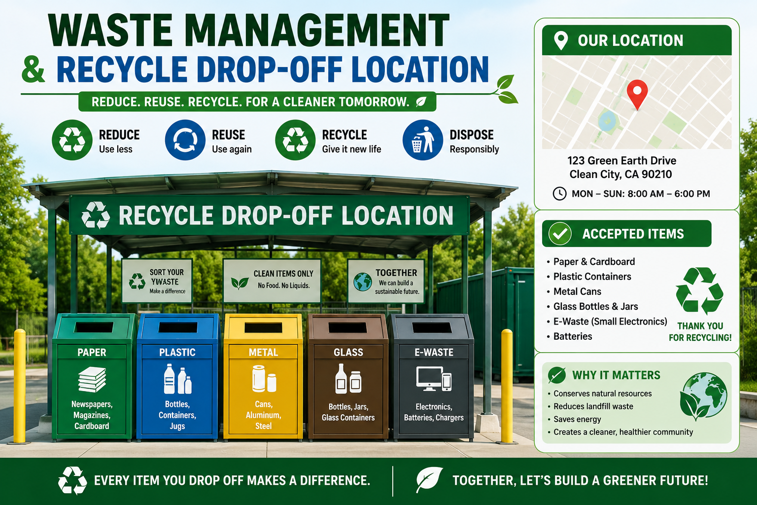 Places to Drop Off Recycling: How to Choose the Right Location for Your Materials